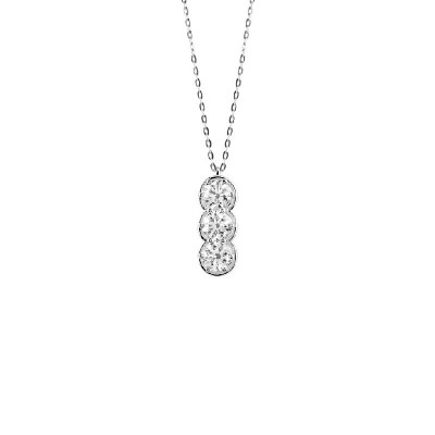 Collierino Minou oro bianco e diamanti [c816a5de]