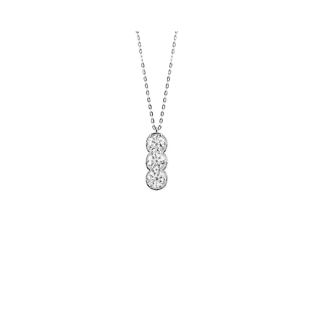 Collierino Minou oro bianco e diamanti [c816a5de]