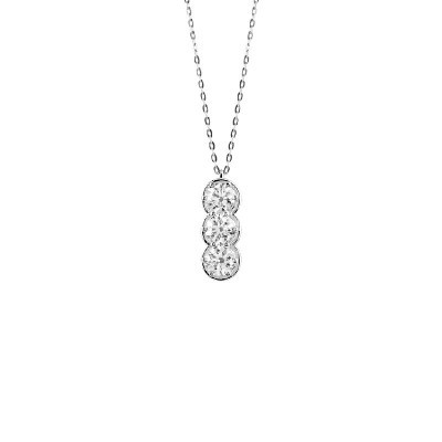 Collierino Minou oro bianco e diamanti [c816a5de]