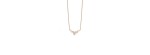 Collana Mimosa oro rosa con diamanti [7c12cd26]