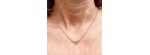 Collana Mimosa oro rosa con diamanti [12294f2f]
