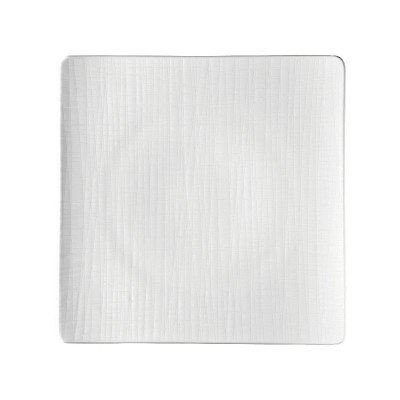 Piatto piano quadrato 31 cm Mesh Weiss [6cb1d4a8]