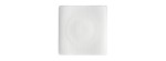 Piatto piano quadrato 31 cm Mesh Weiss [b59797a5]