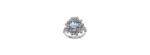 Anello Mimosa oro bianco acquamarina e diamanti [1b2b84e1]