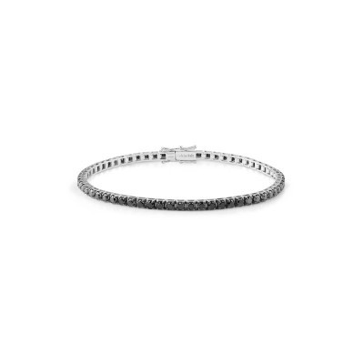 Bracciale Tennis Timeless oro con diamanti black [c018f160]