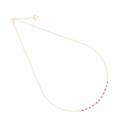 Collana con Gemme di Rubino 18kt [3cdf510d]