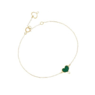 Bracciale 18kt Cuore Maman Malachite [5ef50be6]
