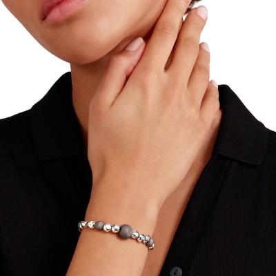 Bracciale Pepita Argento & Titanio [64e734b8]