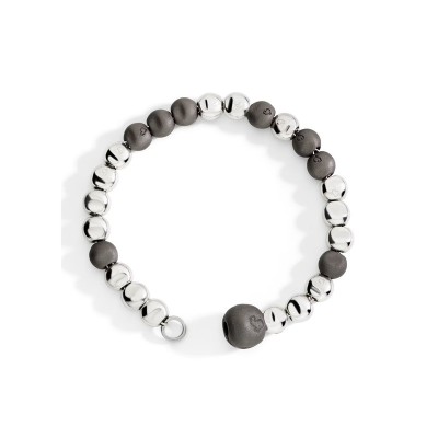 Bracciale Pepita Argento & Titanio [d3faf5bc]