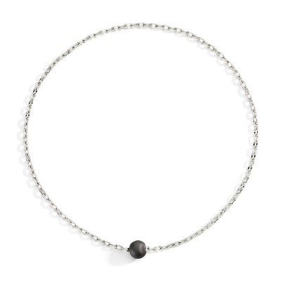 Collana Pepita Argento & Titanio [877ec09a]