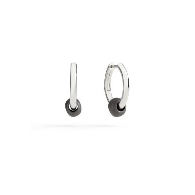 Orecchini Hoop Pepita Argento & Titanio [8dfd2447]