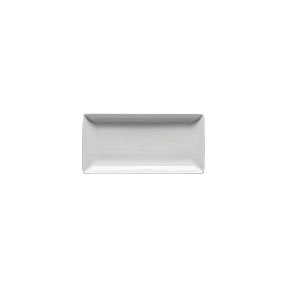 Piatto rettangolare 20x10 cm Mesh Weiss [49cf5bd3]
