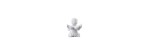 Angelo corona fiori Angels Weiss Opaco [41839eb7]