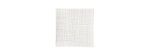 Piatto piano quadrato 27 cm Mesh Line Walnut [60482941]
