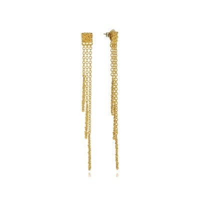 Orecchini Charleston Ottone Grano [740f7b4d]