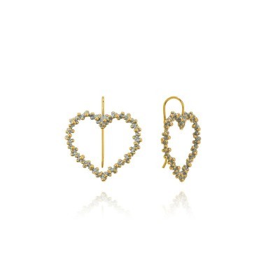 Orecchini Mon Amour Ottone Grigiosole [ed47c4b5]