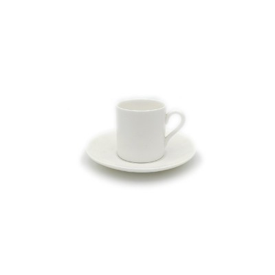 Tazza caffè con piattino Wedgwood White [3fa9159d]