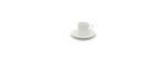 Tazza caffè con piattino Wedgwood White [3fa9159d]