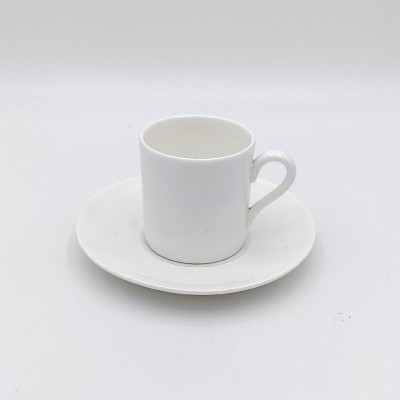 Tazza caffè con piattino Wedgwood White [3fa9159d]