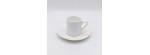 Tazza caffè con piattino Wedgwood White [e68f5690]
