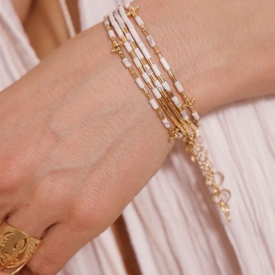 Bracciale Mia Africa Aulite bianca con elementi [e3779683]