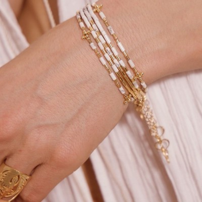 Bracciale Mia Africa Aulite bianca con elementi [e3779683]