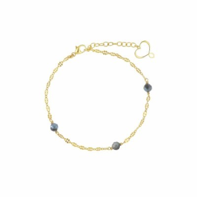 Bracciale Pietre di Acquamarina scura [84654474]