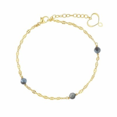 Bracciale Pietre di Acquamarina scura [84654474]