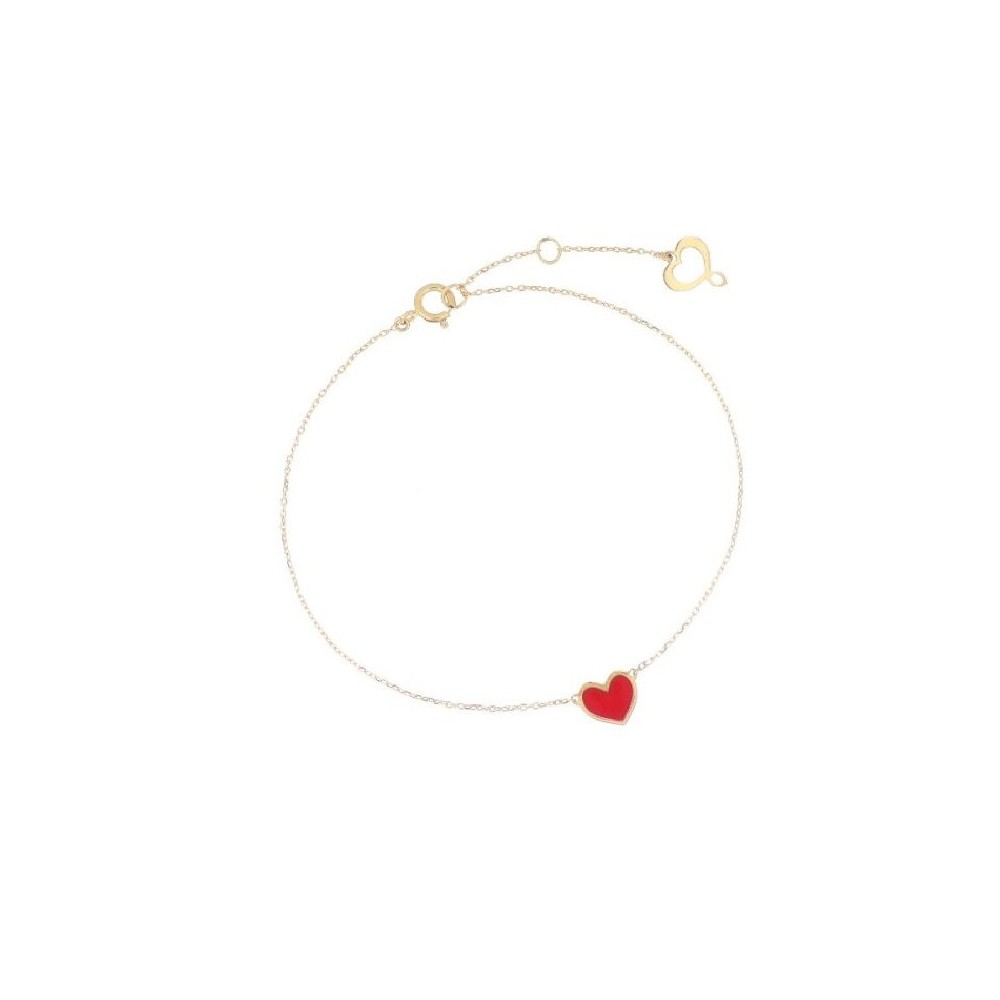 Bracciale 18kt Maman Cuore rosso [7e23782f]