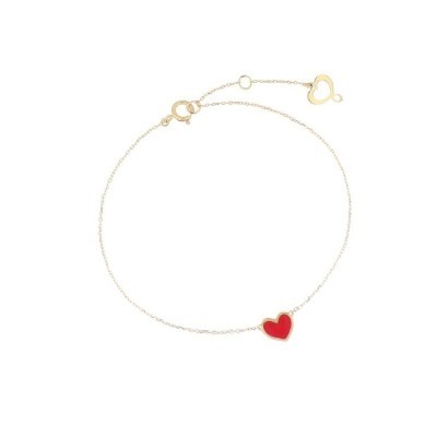 Bracciale 18kt Maman Cuore rosso [7e23782f]