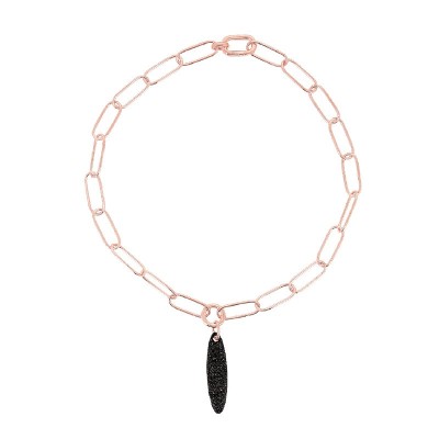 Collana Lucido Polvre Di Sogni Rosa Nero [02cea30e]