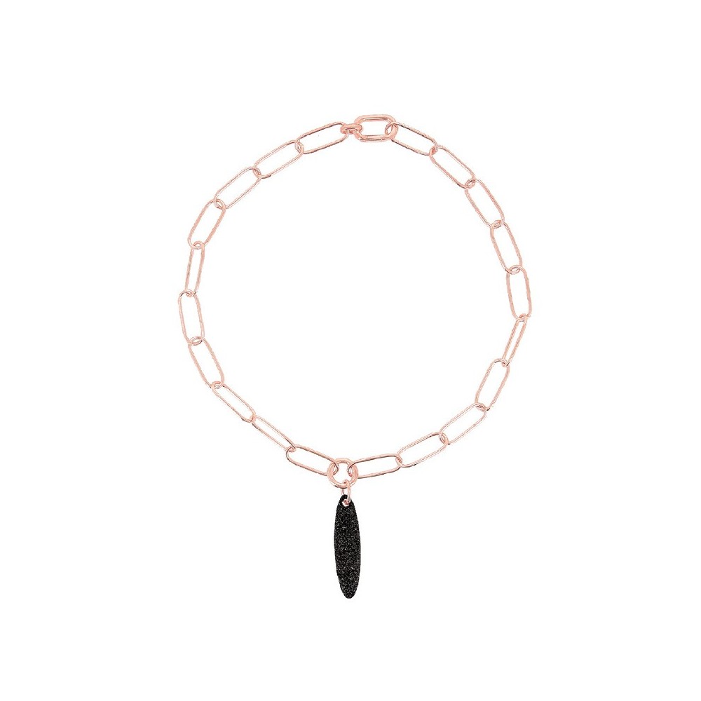 Collana Lucido Polvre Di Sogni Rosa Nero [02cea30e]