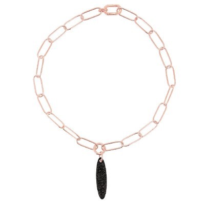 Collana Lucido Polvre Di Sogni Rosa Nero [dbe8e003]