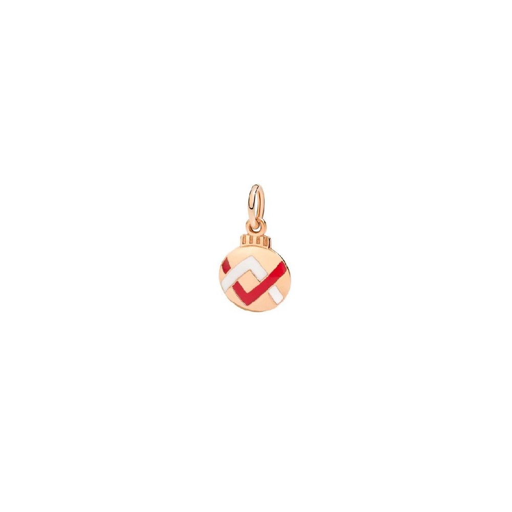Charm Palla di Natale Oro rosa 9kt [7985f6ab]