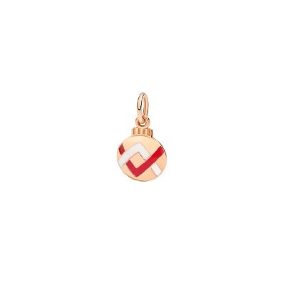 Charm Palla di Natale Oro rosa 9kt [7985f6ab]