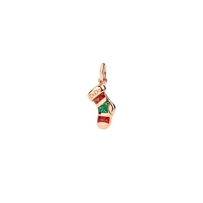 Charm Calza di Natale Oro rosa 9kt [6e20571b]