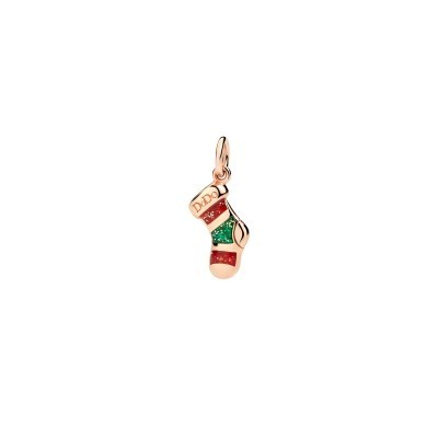 Charm Calza di Natale Oro rosa 9kt [6e20571b]