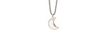 Ciondolo XL Luna Argento & Oro rosa [6536404c]