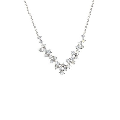 Collana Mimosa oro bianco e diamanti [d213aeb5]