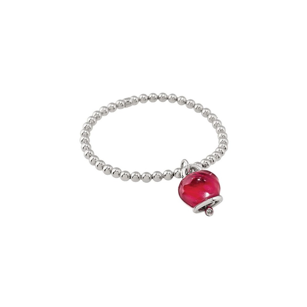 Bracciale Et Voilà Campanelle Argento borgogna [76e980f3]