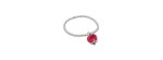 Bracciale Et Voilà Campanelle Argento borgogna [76e980f3]