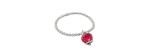 Bracciale Et Voilà Campanelle Argento borgogna [afcfc3fe]
