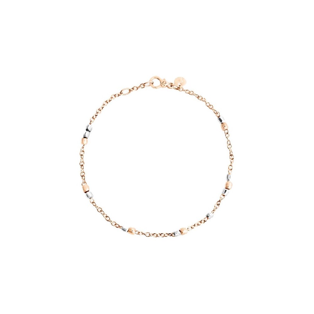 Bracciale Mini Greanelli argento e oro rosa [8993e55e]