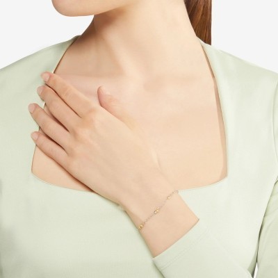 Bracciale Mini Granelli argento e oro giallo [b6bfb1b5]