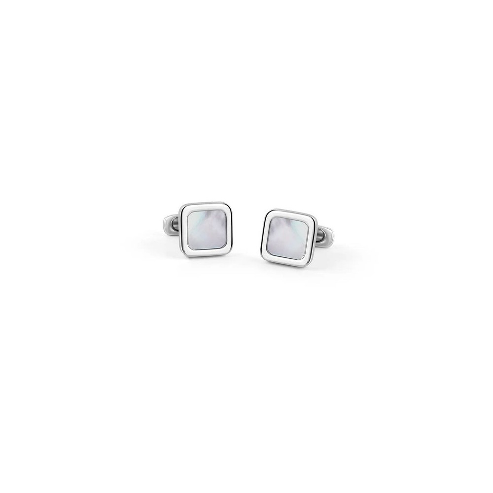 Gemelli Equilibrio argento con madreperla [d08dfd9e]