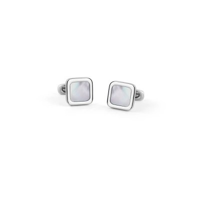 Gemelli Equilibrio argento con madreperla [d08dfd9e]