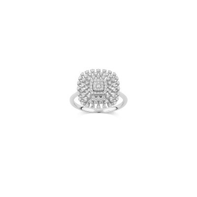 Anello Bagliori oro bianco con diamanti [85dba2e2]