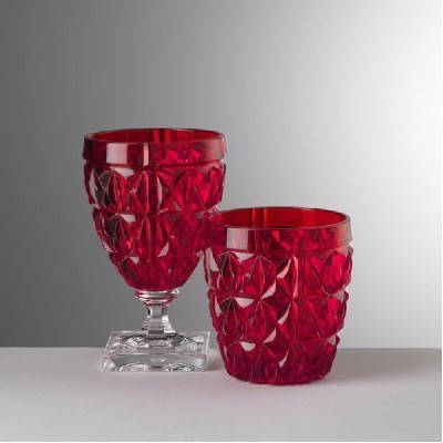 Bicchiere Acqua Stella Rosso [de679a38]