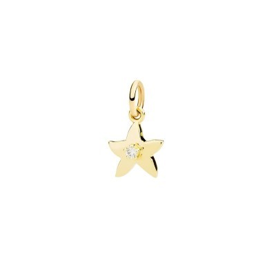 Charm Stellina oro giallo 9kt e diamante [ef9889ff]