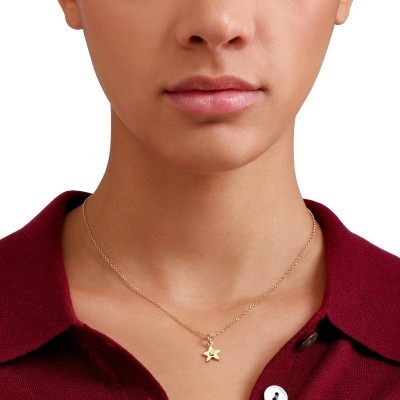 Charm Stellina oro giallo 9kt e diamante [36becaf2]
